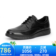 愛步（ECCO） 秋冬新款男士商務(wù)皮鞋休閑真皮皮鞋520324 01001-黑色 42