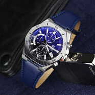 卡西歐（CASIO）限量版EDIFICE紅牛英菲尼迪F1賽車(chē)隊手表男EFR-554TR/539RB EFB-680L-2A【 藍天使皮帶款 】