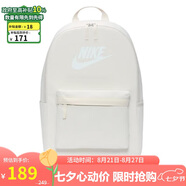 耐克NIKE男女雙肩包 書(shū)包  HERITAGE  休閑包DC4244-104白 均碼