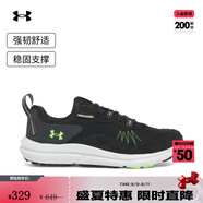 安德瑪（UNDERARMOUR）UA春夏Charged Verssert 2男子輕質(zhì)運動跑步鞋3027178 黑色004 43