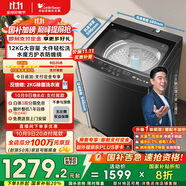 小天鵝（LittleSwan）波輪洗衣機全自動 12公斤大容量 水魔方防纏繞【TB12M09T】家電國家補貼20%  除菌除螨 一級能效