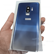 三星（SAMSUNG）適配三星S9+電池蓋G9600中框G9650玻璃后蓋G965F后殼G960金屬邊框拆機 s9＋冰玉藍后蓋帶鏡框 外殼