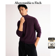 ABERCROMBIE & FITCH【反季優(yōu)惠】男裝24秋冬款經(jīng)典小麋鹿套頭針織衫毛衣KI120-4149 深紫色 M (180/100A)
