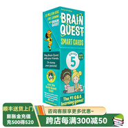 英文原版卡片Brain Quest系列 Preschool Kindergarten/Reading /Math Grade 大腦任務字卡書 學前小學生全科練習閱讀物 新版Brain Quest小學全