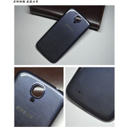 YUMQUA適配適用于三星/i9500原裝后蓋i9508電池蓋手機后殼i959/9502/i9505 S4光面通用版黑色后蓋