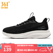 361度女鞋運(yùn)動(dòng)鞋夏季新款網(wǎng)面透氣輕質(zhì)跑鞋薄款跑步鞋 曜石黑/煙灰 37