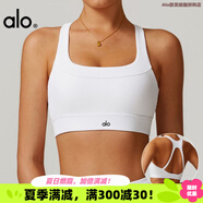 ALO YOGA高強度工字背運動(dòng)防震背心歐美一體美背速干減震運動(dòng)文胸 白色美背文胸 S