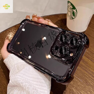 品飛適用蘋果16promax手機(jī)殼iphone15PM鏡頭全包14新款保護(hù)套13四角氣 [石墨黑]帶鏡頭膜四角氣囊防摔高 iPhoneXR