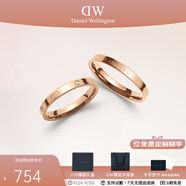 丹尼爾惠靈頓（DanielWellington）dw戒指女 經(jīng)典玫瑰金色情侶對(duì)戒 生日禮物送女友送男友 經(jīng)典玫瑰金+水晶，聯(lián)系客服備注