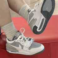 耐克（NIKE）AIR JORDAN AJ 312女子魔術(shù)貼氣墊緩震舒適復(fù)古運(yùn)動(dòng)休閑籃球鞋 CD9054-005白灰 40