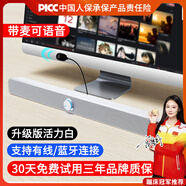 賽達（SADA）音響電腦藍牙音箱家用臺式機長條多媒體喇叭筆記本手機桌面有線迷你影響 V-193白色帶麥藍牙升級版