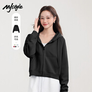 MJ STYLE插肩袖短款開衫外套女2025年秋季寬松休閑百搭運動風學生長袖上衣