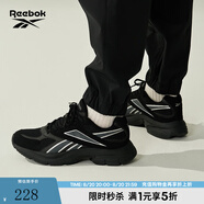 Reebok銳步官方24年新款男女PREMIER ROAD CN復古運動(dòng)休閑跑鞋 24FRC905U1GH1 黑色/銀色 42