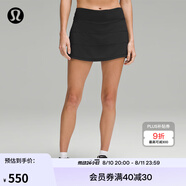lululemon丨Pace Rival 女士運動(dòng)中腰短裙 速干 芯吸 LW8A78R 黑色 XXS /2