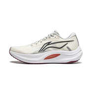 李寧（LI-NING）跑鞋男鞋透氣跑步鞋越影系列輕便軟底緩震運動(dòng)鞋專(zhuān)業(yè)鞋子耐磨 越影4-米白色-女 36