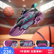 安踏兒童運(yùn)動(dòng)鞋男大童2024秋款耐磨低幫實(shí)戰(zhàn)水泥氪星籃球鞋A12431101