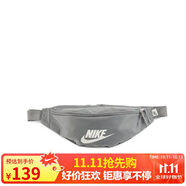 耐克（NIKE）男女腰包 單肩包斜挎包胸包休閑包DB0490-084 灰色