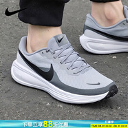 耐克（NIKE）男鞋跑步鞋 2025新款夏季透氣慢跑鞋緩震舒適運動(dòng)鞋通勤休閑鞋 REVOLUTION 8/深灰-004/偏小半碼 40
