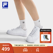 斐樂(lè )（FILA）官方女鞋VIGOR網(wǎng)球生活鞋2025秋季新款板鞋運動(dòng)鞋休閑鞋 斐樂(lè )白-WT 38