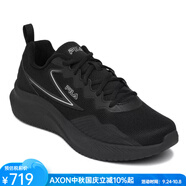 斐樂（FILA）男鞋跑步鞋運動鞋Primo輕便減震戶外透氣休閑鞋網(wǎng)面健身跳繩跳操 Black黑色慢跑鞋 薄款厚底旅游鞋 43 碼=US10