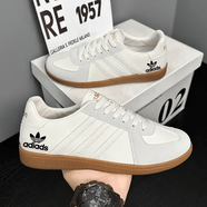 聯(lián)名SHOEBOX鞋柜男鞋阿甘鞋運(yùn)動(dòng)休閑德迅鞋百搭韓版潮流 米色 36
