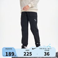 NIKE3BRAND 耐克童裝男童梭織長褲2025春季新款兒童休閑運動褲