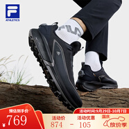 斐樂(lè )（FILA）官方BOA山貓3代戶(hù)外跑步鞋男鞋2025Vibram運動(dòng)鞋 黑無(wú)煙煤-AR 40