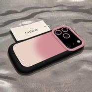 簡(jiǎn)樂(lè )米糖果漸變粉色iPhone17promax手機殼蘋(píng)果17防摔17Air硅膠17PRo全包 黑色-YG59粉暈染 iPhone17Promax