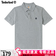 Timberland添柏嵐POLO衫男夏季戶外旅行運(yùn)動(dòng)休閑短袖寬松商務(wù)透氣翻領(lǐng)T恤 A24H2052/中麻灰色 XS 165 建議80-100斤