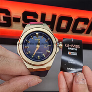 卡西歐（CASIO）BABY-G手表太陽(yáng)能動(dòng)力女表MSG-S500G 金屬膠帶女生運動(dòng)手表 MSG-S500G-2A 藍金