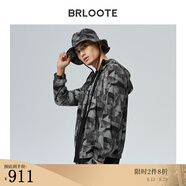 巴魯特（Brloote）夾克男士輕薄四面彈舒適防風(fēng)衣青年外套春夏 灰色 185/104A