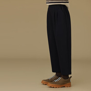 哈齒童裝春秋季西褲垂感抗皺男女童休閑長(cháng)褲青少年演出正裝 藏青 160