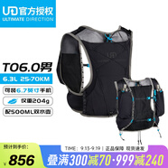 ULTIMATE DIRECTION美國UD TO6.0男女競速越野包男女跑步背包輕量帶軟水壺山地騎行包 男款 TO6.0-黑（含2個(gè)軟水壺） M