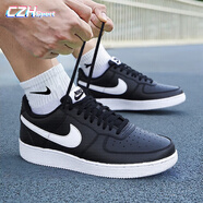 耐克（NIKE）男鞋夏秋季新款運動(dòng)鞋Court低幫滑板鞋時(shí)尚百搭休閑鞋子男 黑白 斑點(diǎn)鞋底DH2987-001 39