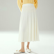 兔皇（TUHUANG）【純羊毛】25秋冬高腰純色A字針織顯瘦中長(cháng)氣質(zhì)女半截裙TW28X5020