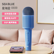 索愛(ài)（soaiy）MC8AI版 無(wú)線(xiàn)k歌手機麥克風(fēng)話(huà)筒 直播錄音主播聲卡套裝唱歌神器音響一體無(wú)線(xiàn)藍牙家庭ktv 星海藍