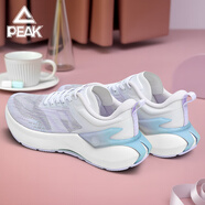 匹克態(tài)極5.0PRO跑步鞋女款秋季新款防滑減震運動(dòng)鞋網(wǎng)面透氣專(zhuān)業(yè)跑鞋女 大白/淺紫 35