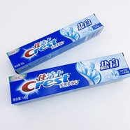 佳潔士（Crest）牙膏90g/140g天然多效潔白牙齒清潔薄荷家庭裝防蛀固齒 90g 2只裝