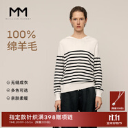麥檬【雙11搶先購】MM爆款寬松連帽質(zhì)感針織衫毛衣上衣25秋冬新款 連帽-長(cháng)袖-白色5G8933311 M