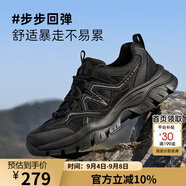 駱駝牌 登山鞋休閑戶外透氣網(wǎng)面運動鞋耐磨徒步鞋 P15M379009 暗夜黑 39