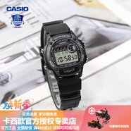 卡西歐（CASIO） 男表女表卡西歐手表男女情侶表學(xué)生時(shí)尚運動(dòng)表太陽(yáng)能雙顯電子表 W-220H-1AVDF酷小黑