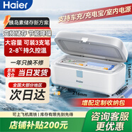 海爾【旅行款】雙子冰盒胰島素冷藏盒便攜大容量戶(hù)外家居用品車(chē)載冰箱