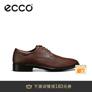 愛步（ECCO）皮鞋男鞋 男士皮鞋德比鞋男結(jié)婚鞋商務(wù)正裝皮鞋通勤鞋 適途512734 深棕紅51273401053 39