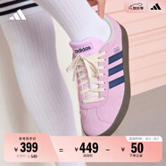 adidas「T頭鞋」VL COURT 2.0復古休閑板鞋德訓鞋阿迪達斯輕運動(dòng) 紫色/暗藏青/乳白色   46