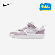 NIKE 耐克童鞋男女童休閑板鞋COURT BOROUGH魔術(shù)貼運(yùn)動(dòng)鞋小童