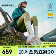 邁樂（Merrell）官方店男女款戶外登山徒步鞋減震MOAB 3邁越者輕量防滑耐磨透氣 J035894白灰米（女） 37