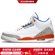 JordanAJ3knicks尼克斯中幫復古籃球鞋男款白藍 41