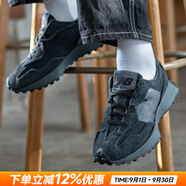 NEW BALANCE官方男鞋女鞋 新款情侶運動鞋nb327復(fù)古潮流低幫休閑鞋健步慢跑鞋 U327WCD-D/黑色/熱銷主推 42.5 (腳長27cm)
