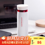 樂扣樂扣（LOCK&LOCK）不銹鋼保溫杯情侶學(xué)生水杯菲特旋轉(zhuǎn)蓋輕量杯450ml白紅 LHC4131WR