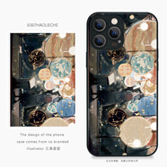 9397號列車x插畫師：三角皇冠聯(lián)名8正版手機殼適用于蘋果14pro15p 7308 玻璃款 一加 Ace 2